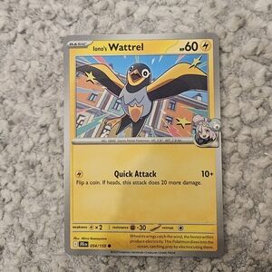 POKEMON TCG Card Iono's Wattrel Journey Together 054/159